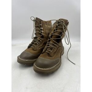 Wellco Boots Mens Size 6 W Brown USMC Vibram Lug Combat Tactical Lace Up E163